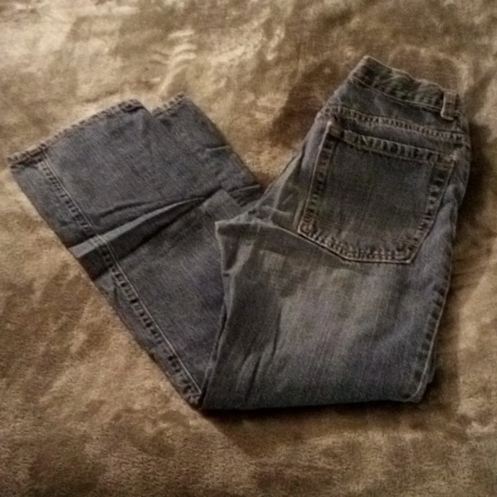 OLD NAVY BOYS SKINNY DISTRESSED SIZE 14 JEANS EUC